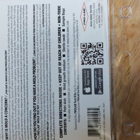 Mold text kit for homes - Picture 3 of 3